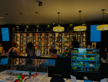 Canadian cannabis dispensary interior